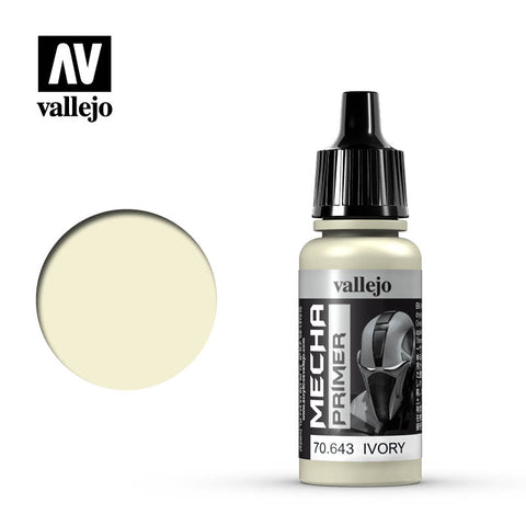 VALLEJO 17ml Bottle Ivory Primer Mecha Color