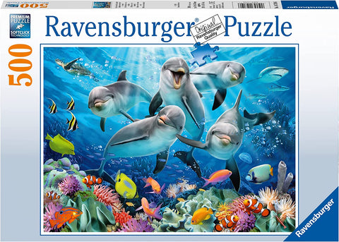 Dolphins in the Coral Reef 500 pc Puzzle