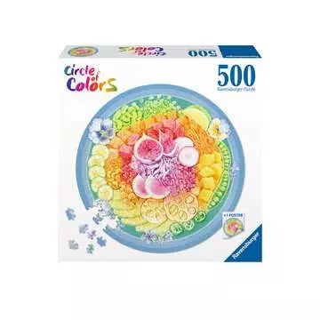 Poke Bowl 500 pc Round Puzzle