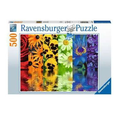 500-PIECE Floral Reflections PUZZLE