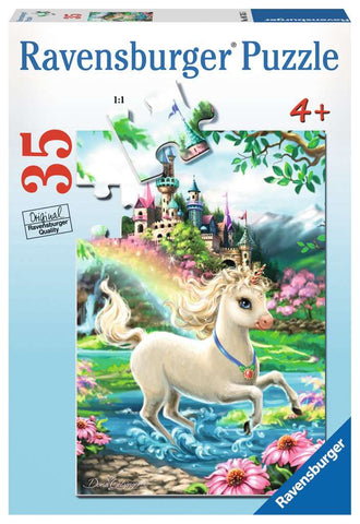 35-PIECE Unicorn Castle PUZZLE