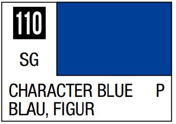 MR HOBBY 10ml Lacquer Based Semi-Gloss Character Blue