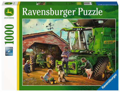 1000-PIECE John Deere Then & Now PUZZLE