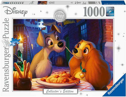 1000-PIECE Lady and the Tramp PUZZLE