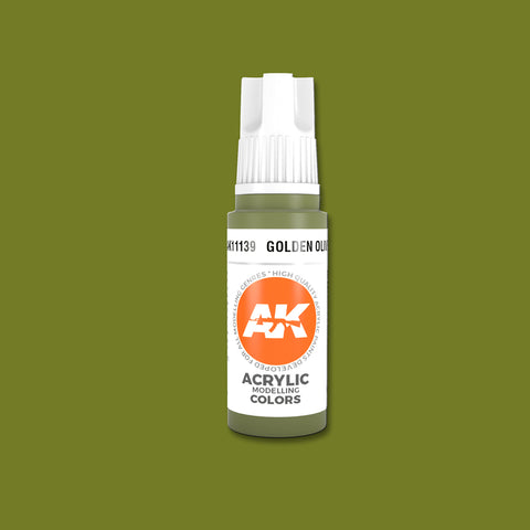 AKI Golden Olive 3G Acrylic Paint 17ml Bottle