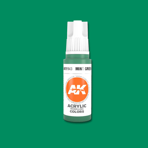 AKI Mint Green 3G Acrylic Paint 17ml Bottle