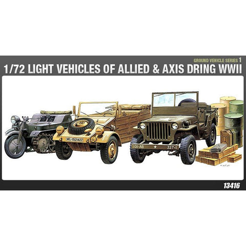 ACADEMY  1/72   WWII VEHICLE SET