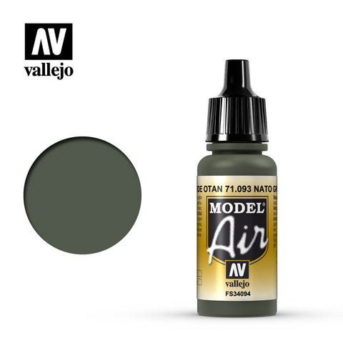 VALLEJO 17ML Nato Green Model Air