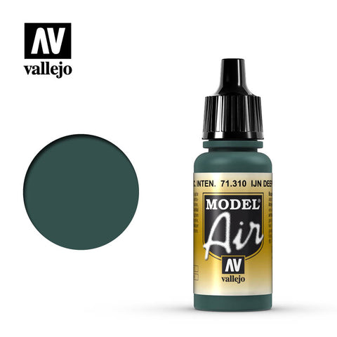 VALLEJO 17ml Bottle IJN Deep Dark Green Model Air