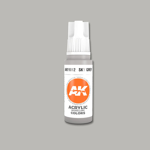 AKI Sky Grey 3G Acrylic Paint 17ml Bottle