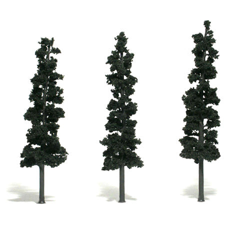 WOODLAND SCENICS Ready-Made Tree Pine, 7"-8" (3)