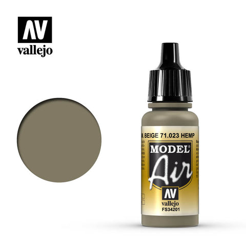 VALLEJO 17ml Bottle Hemp Model Air