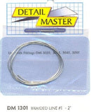 DETAIL MASTER 1/24-1/25 2ft. Braided Line #1 (.020")