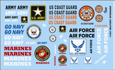 GOFER 1/24-1/25 Armed Services Military Logos