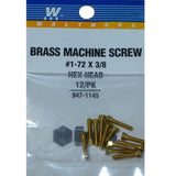 SCREW HEX HEAD 1-72 3/8"