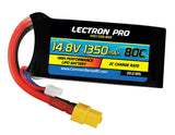 LECTRONPRO LIPO 14.8V 4S 1350mah 80C W/ XT60