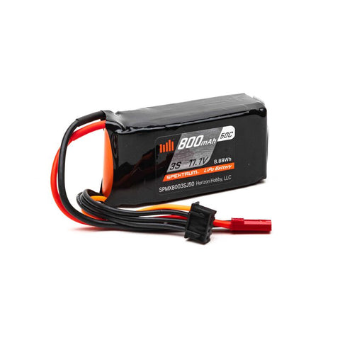 SPEKTRUM LIPO 11.1V 3S 800mah 50C W/ JST