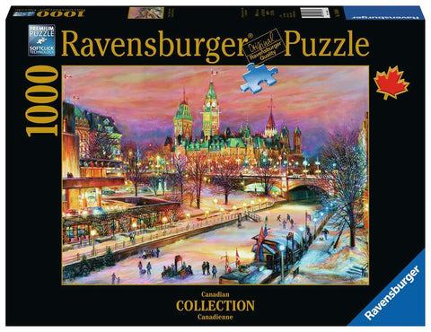 1000-PIECE Ottawa Winterlude PUZZLE