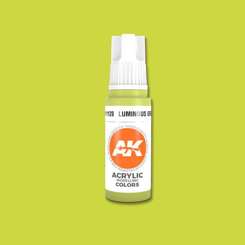 AKI Luminous Green 3G Acrylic Paint 17ml Bottle