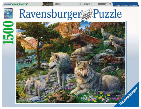 1500-PIECE Wolf Wilderness PUZZLE