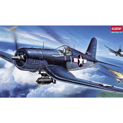 ACADEMY 1/72 F4U1 Corsair USN Fighter