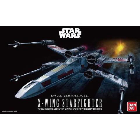 BANDAI 1/72 X-Wing Star Fighter "Star Wars"