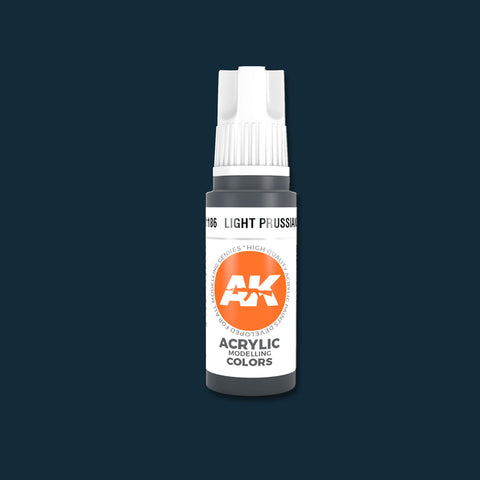 AKI Light Prussian Blue 3G Acrylic Paint 17ml Bottle