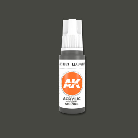 AKI Lead Grey 3G Acrylic Paint 17ml Bottle