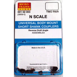 N BODY MOUNT COUPLER SHORT