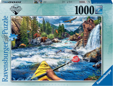 1000-PIECE Whitewater Kayaking PUZZLE