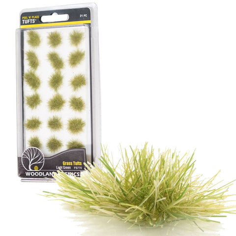 GRASS TUFTS LIGHT GREEN