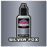 TURBO DORK Silver Fox Metallic Acrylic Paint 22ml Bottle