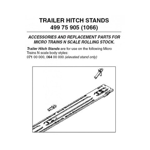 N TRAILER HITCH STANDS