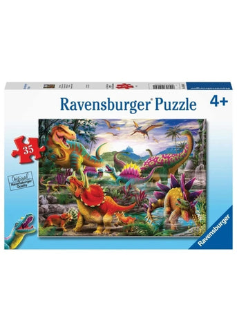 35-PIECE T-Rex Terror PUZZLE