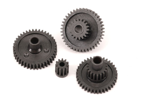 TRAXXAS TRX-4M TRANSMISSION GEAR SET HIGH RANGE  (16.6:1 reduction ratio)