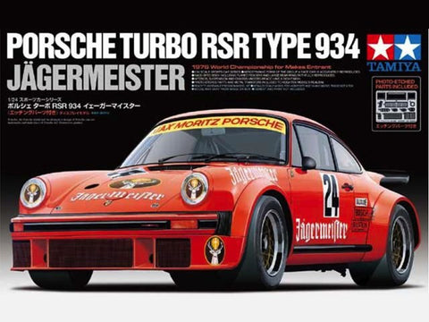 TAMIYA 1/24 Porsche Turbo RSR Type 934 Jagermeister