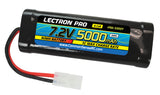 LECTRONPRO NIMH 7.2V 6-CELL 5000mah FLAT W/ TAMIYA