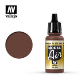 VALLEJO 17ml Bottle German Red Brown Model Air