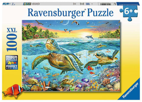 100-PIECE Swim with Sea Turtles PUZZLE