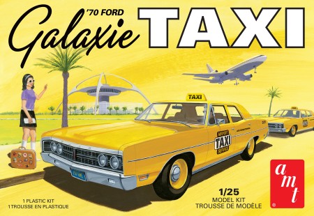 AMT 1/25 1970 Ford Galaxie Taxi