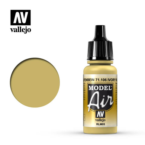 VALLEJO 17ml Bottle Ivory RLM05 Model Air