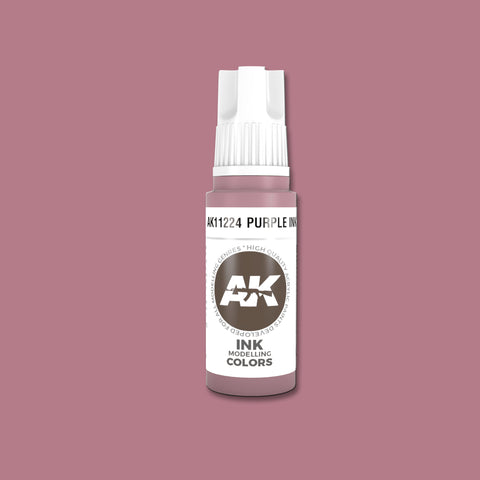 AKI Purple Ink 3G Acrylic Paint 17ml Bottle