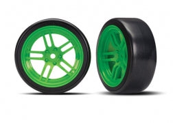 TRAXXAS T&W SS GREEN 1.9/DRIFT FRNT TIRE