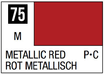 MR HOBBY 10ml Lacquer Based Metallic Red