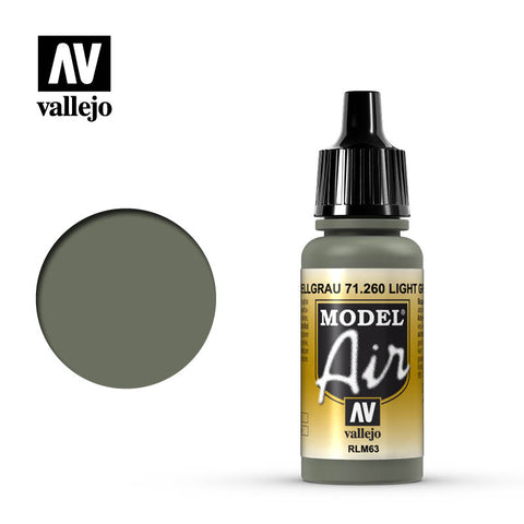 VALLEJO 17ML Light Grey RLM63 Model AIr