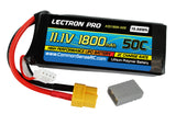 LECTRONPRO LIPO 11.1V 3S 1800mah 50C W/ XT60 & TRX