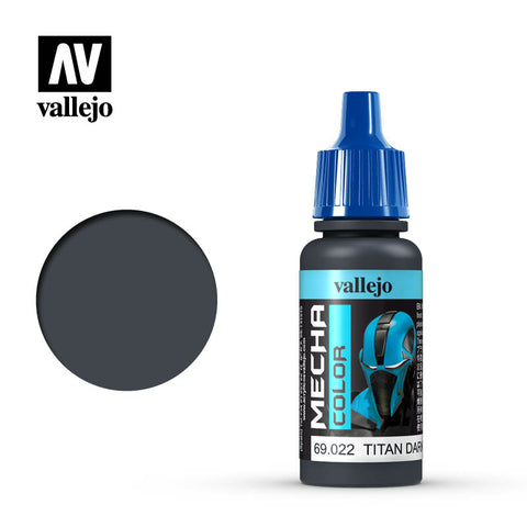 VALLEJO 17ml Bottle Titan Dark Blue Mecha Color