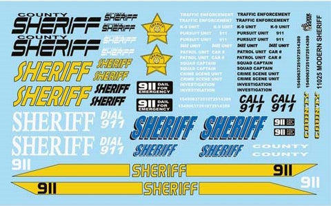 GOFER 1/24-1/25 Modern Sheriff Graphics