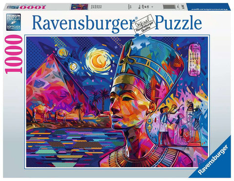 1000-PIECE Nefertiti on the Nile PUZZLE