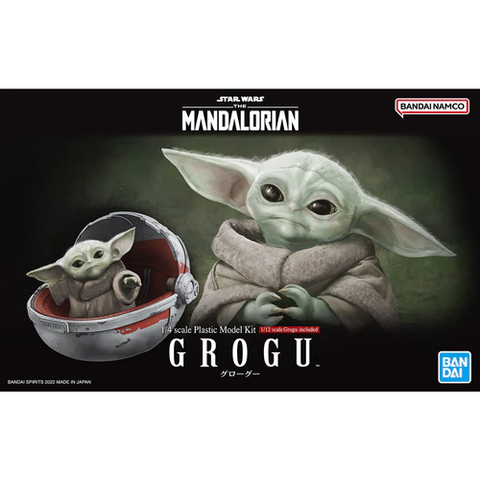 BANDAI Star Wars The Mandalorian Grogu 1/4 & 1/12